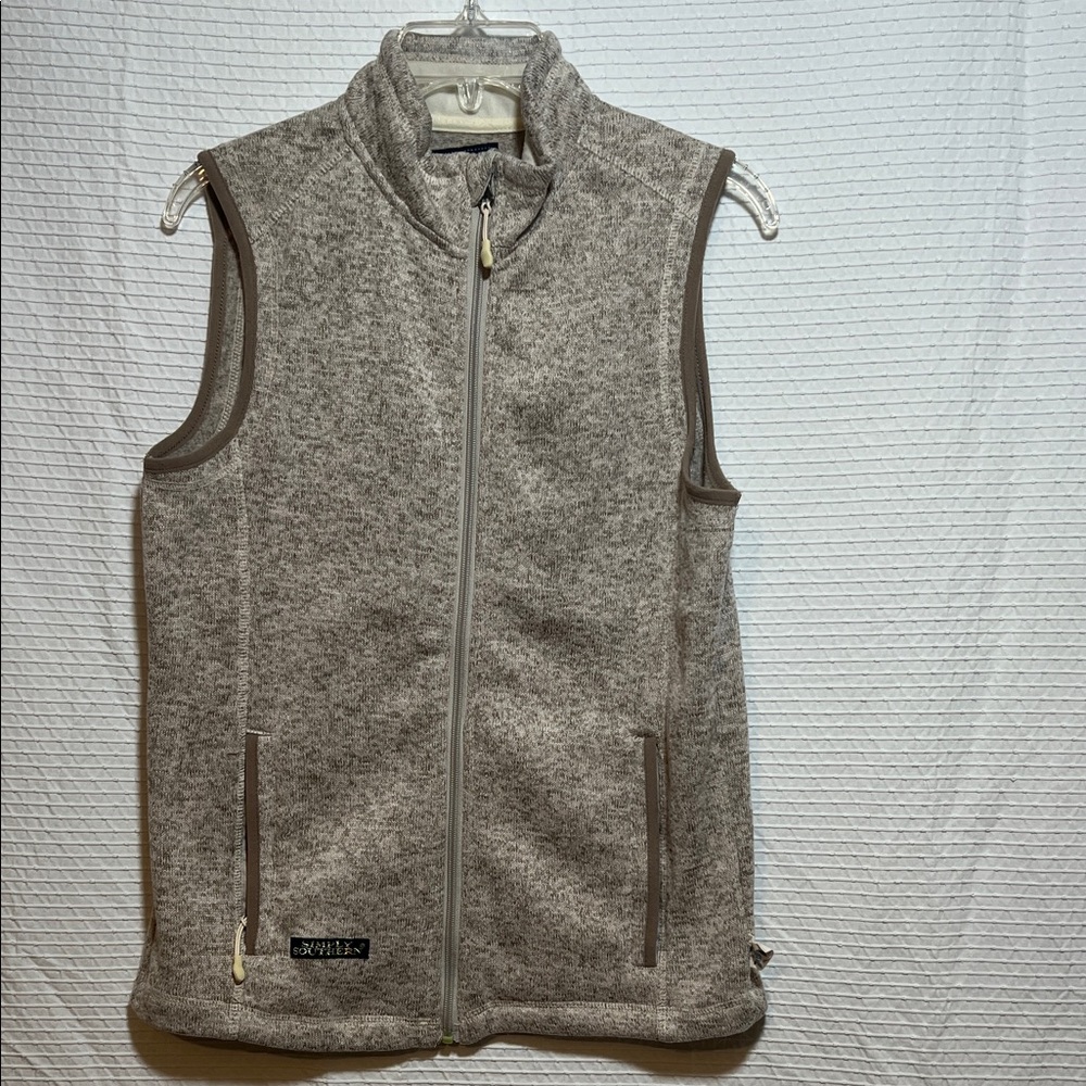 Simply Southern Gray Sleeveless Vest